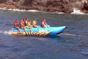 From Puerto Rico: Boat trip along the coast w/ Food & Drinks