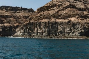 From Puerto Rico: Boat trip along the coast w/ Food & Drinks