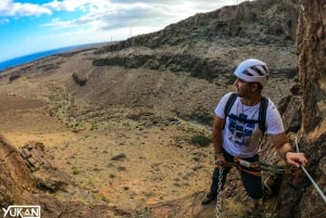 Gran Canaria: escalada de acantilados vía ferrata por Maspalomas