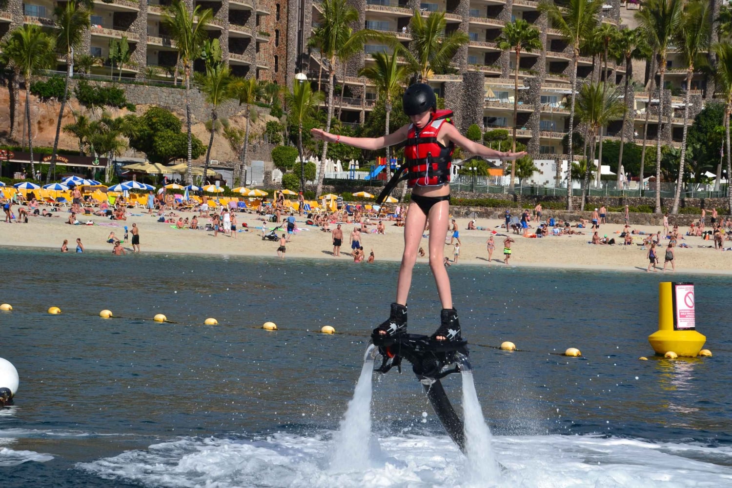Gran Canaria: Flyboard Session at Anfi Beach