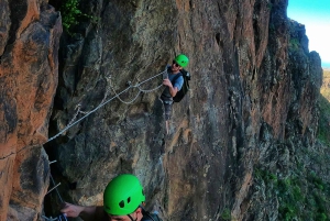 Gran Canaria: Aventura guiada de Vía Ferrata y Tirolina