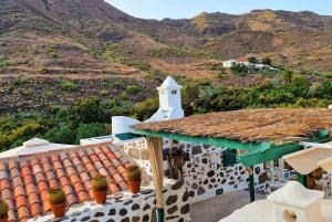 Casa histórica de Gran Canaria con plantación de mangos en Mogán.