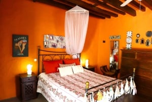 Casa histórica de Gran Canaria con plantación de mangos en Mogán.