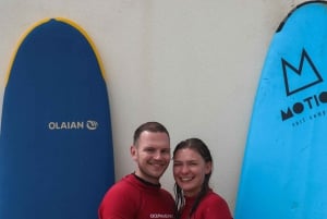 Gran Canaria: clase de surf en la playa de Meloneras