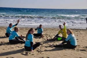 Gran Canaria: clase de surf en la playa de Meloneras