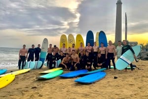 Gran Canaria: clase de surf en la playa de Meloneras