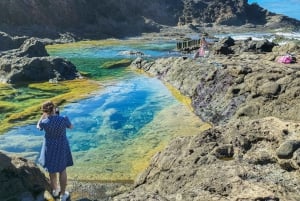Gran Canaria Sunset & Wild Coast Tour, acantilados, piscinas naturales