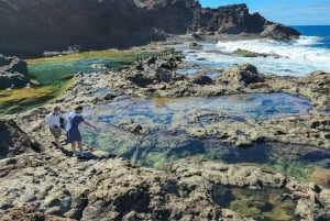 Gran Canaria Sunset & Wild Coast Tour, acantilados, piscinas naturales