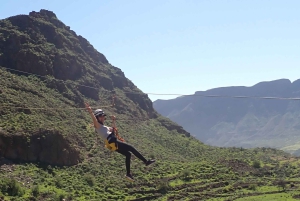 Gran Canaria: Zipline and Mountaineering Tour