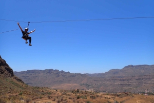 Gran Canaria: Zipline and Mountaineering Tour