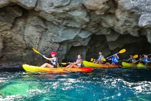 Kayak por las cuevas y acantilados de Mogan