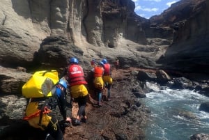 Las Palmas: Coastering, Via Ferrata, Water Jumping & Snorkel