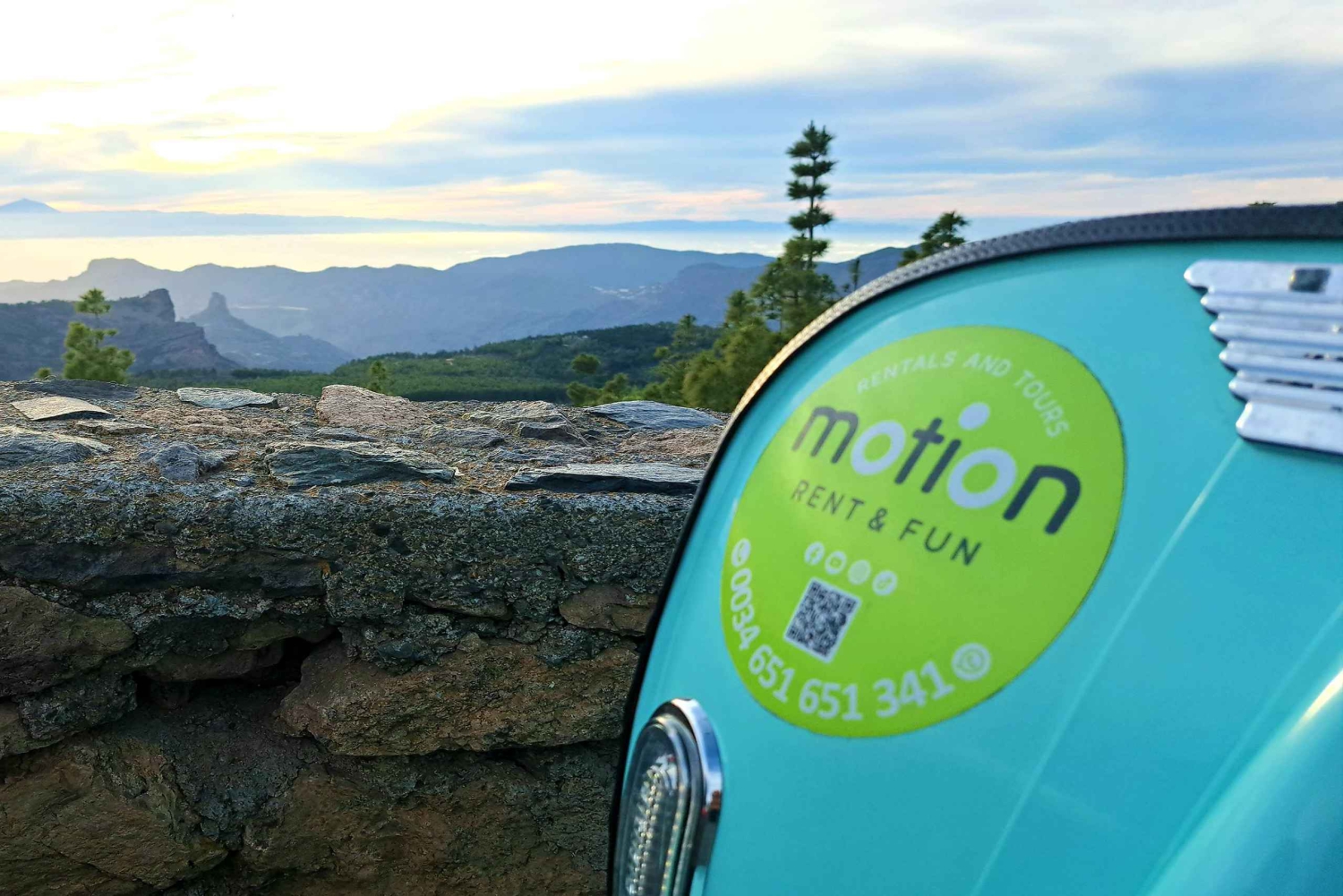 Maspalomas and Las Palmas: electric vintage scooter for rent