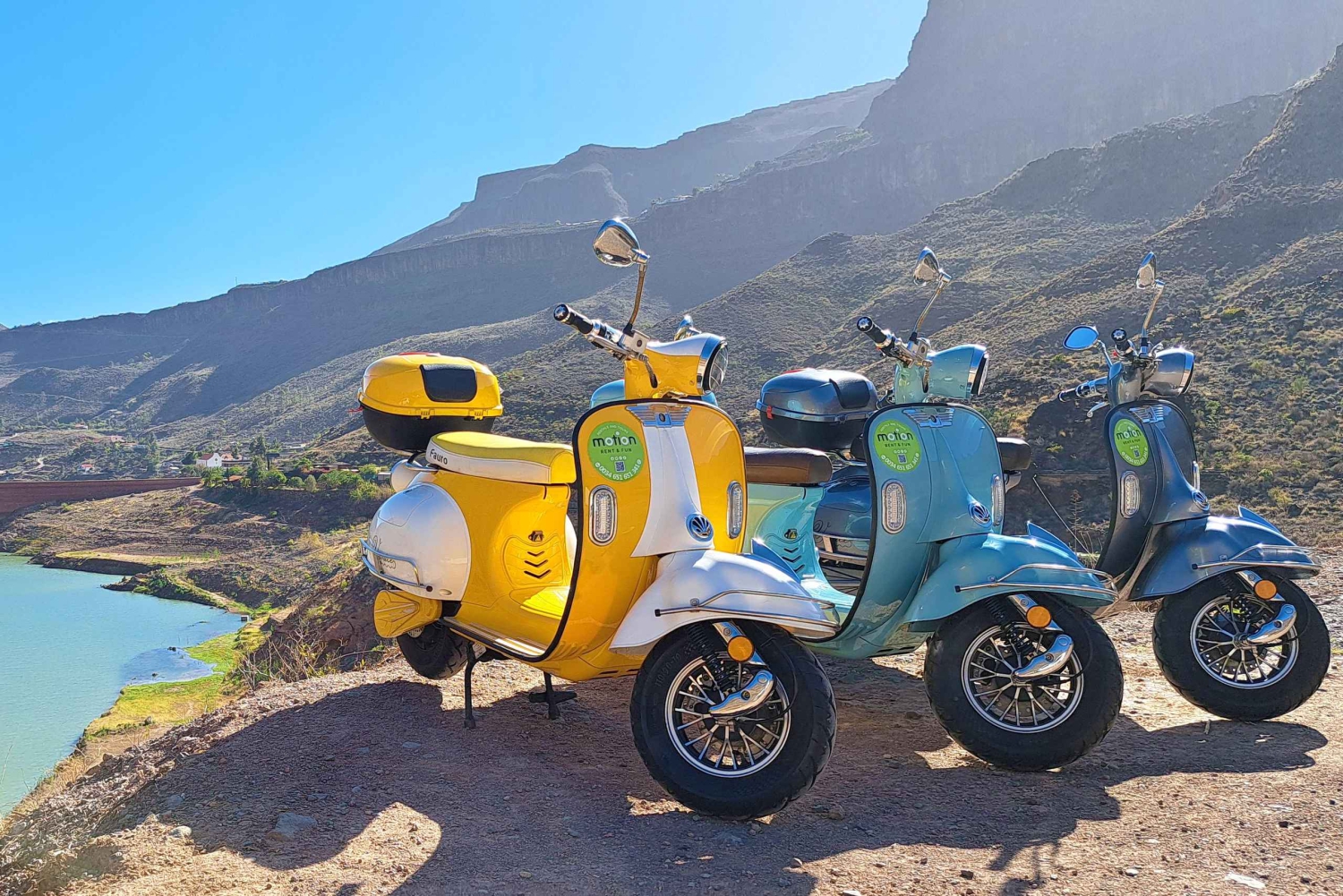 Maspalomas and Las Palmas: electric vintage scooter for rent