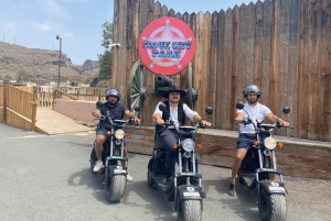 Maspalomas: E-Scooter or E-Bike Tour+Western Town Sioux City