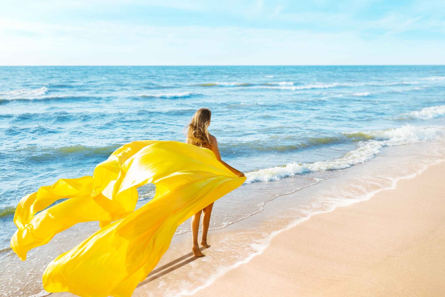 Maspalomas: Flying Dress Photoshoot in Sand Dunes