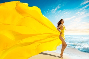 Maspalomas: Flying Dress Photoshoot in Sand Dunes