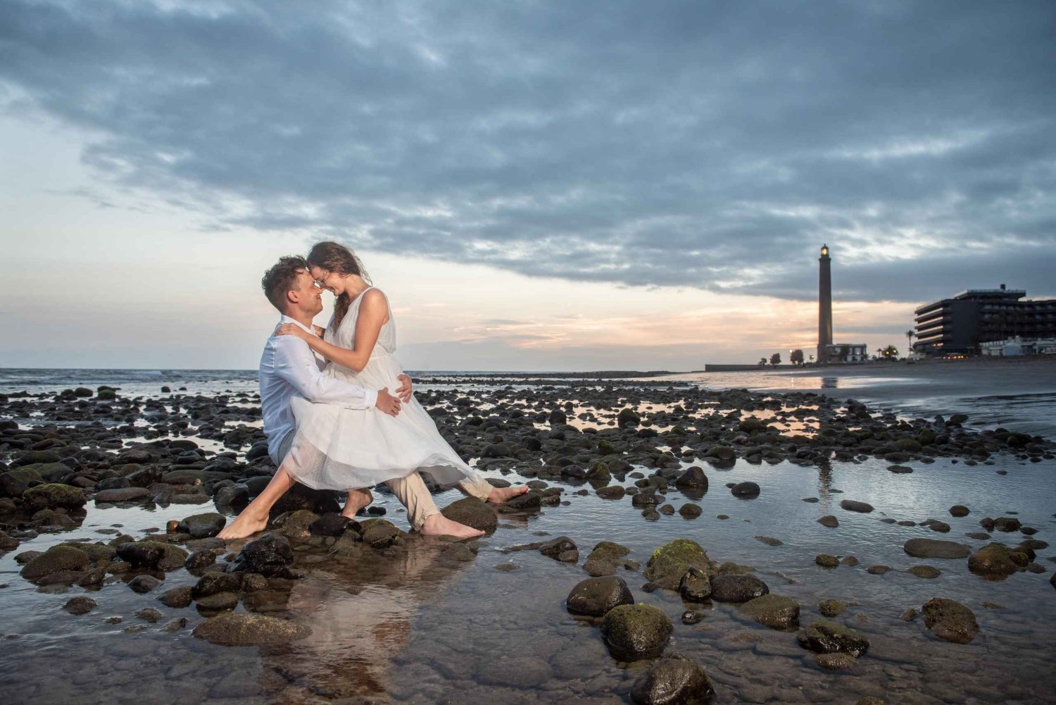 Maspalomas: Sesión de fotos profesional privada al atardecer.