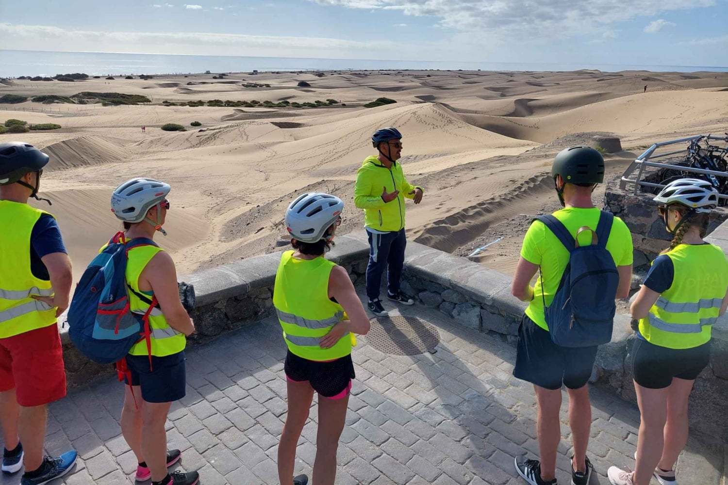 Maspalomas: Southern Coast E-Bike Tour Option Tapas Tasting
