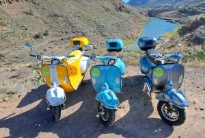 Maspalomas: tour of the Ayagaures on old electric scooters