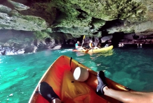 Mogán: Excursión guiada en Kayak a las Cuevas y Snorkel