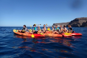 Mogán: Excursión guiada en Kayak a las Cuevas y Snorkel