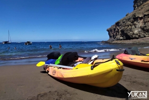 Mogán: Excursión guiada en Kayak a las Cuevas y Snorkel