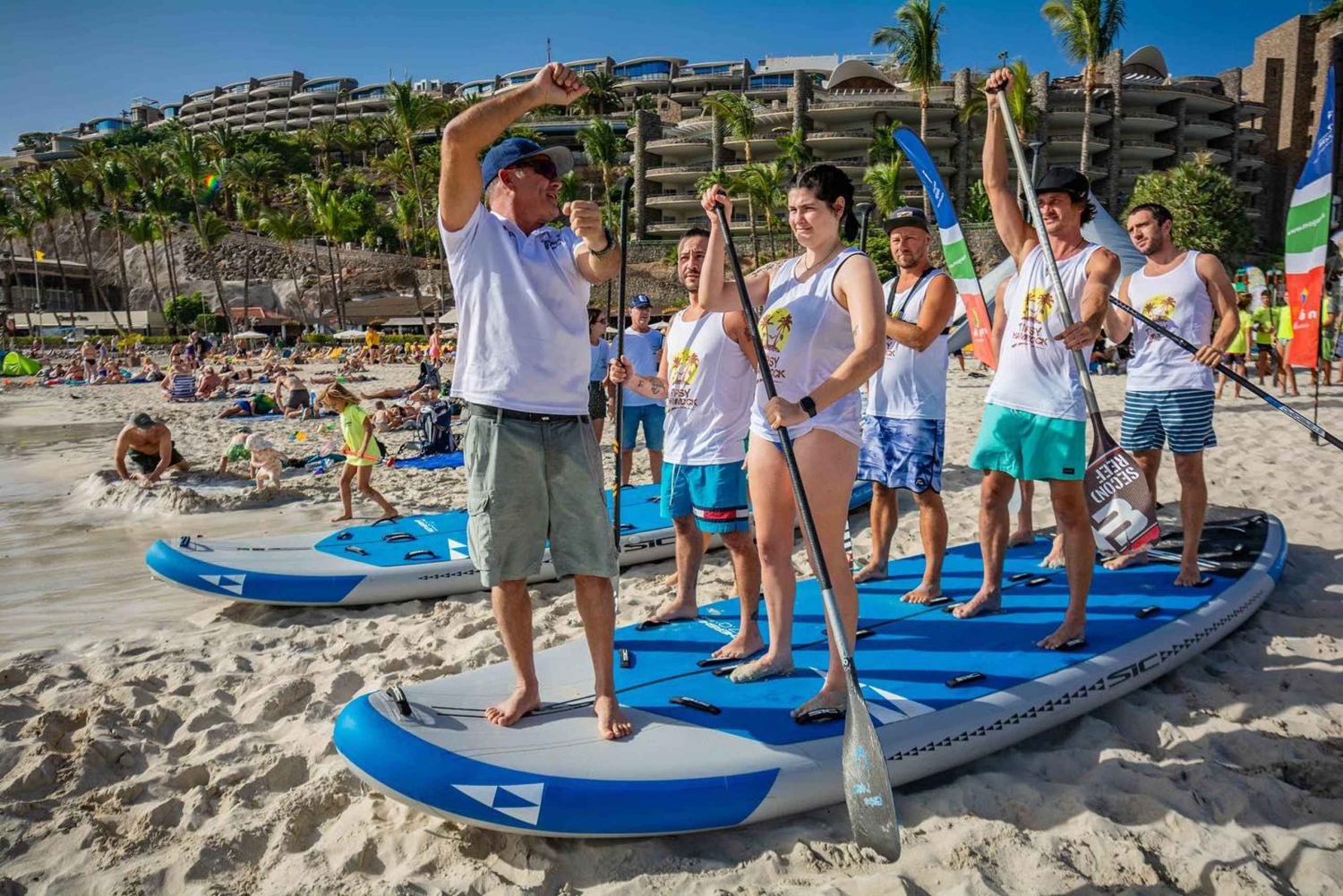 Paddle Board TEAM Experience in Gran Canaria, BIG SUP.
