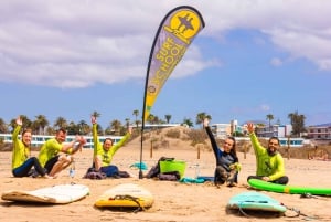 Playa del Inglés Maspalomas: Clases de surf de alta calidad