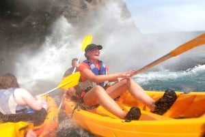 Puerto Mogán: Guided Adventure Kayak Tour in Caves & Snorkel