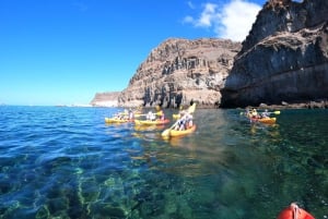Puerto Mogán: Guided Adventure Kayak Tour in Caves & Snorkel