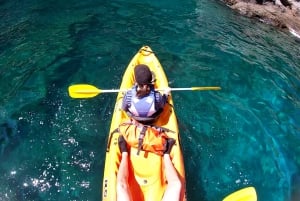 Puerto Mogán: Guided Adventure Kayak Tour in Caves & Snorkel