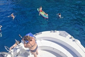 Puerto Rico,Gran Canaria:excursion en barco bebida comida padelsurf snorkel