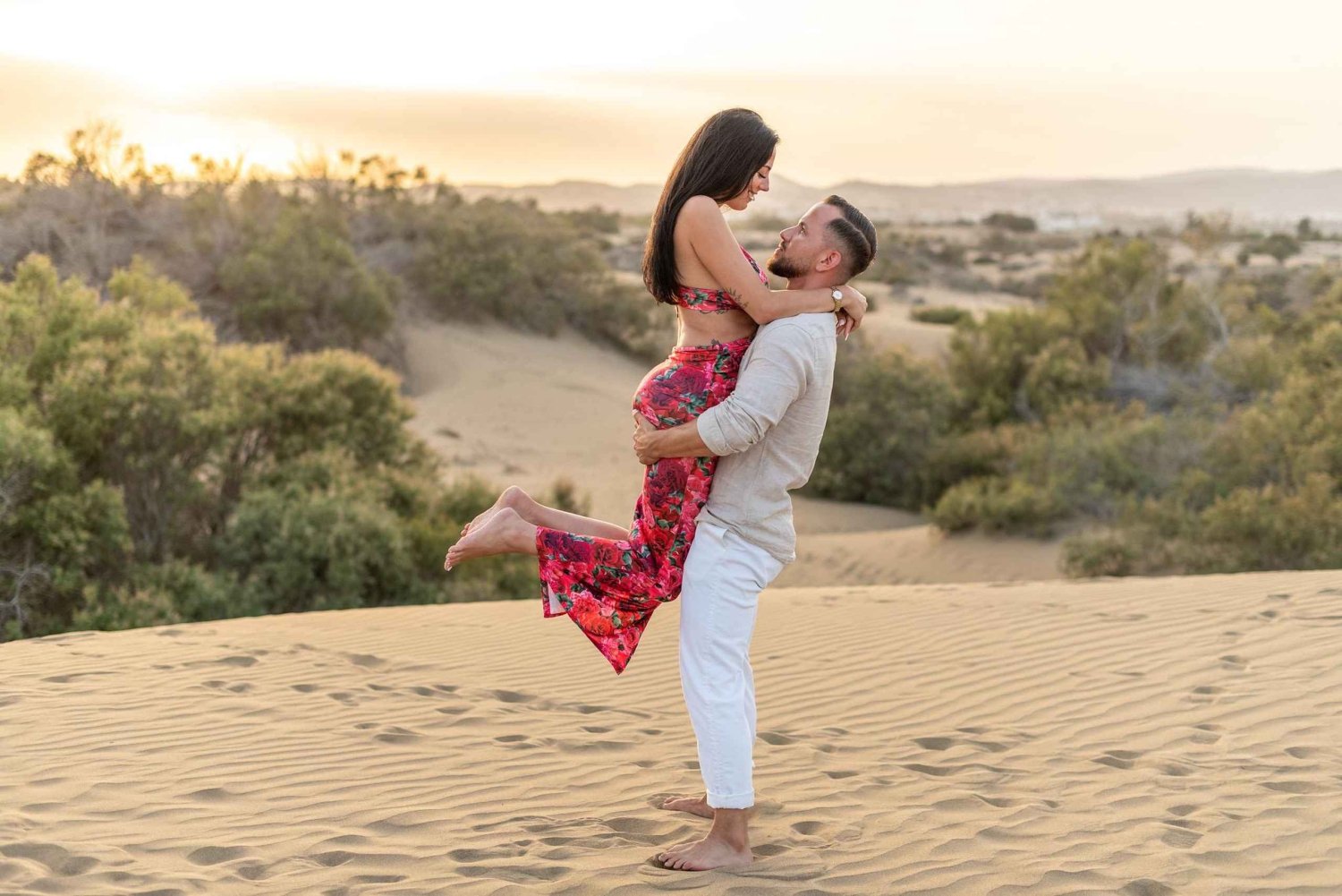 Fotografía de Puesta de Sol en Dunas Maspalomas