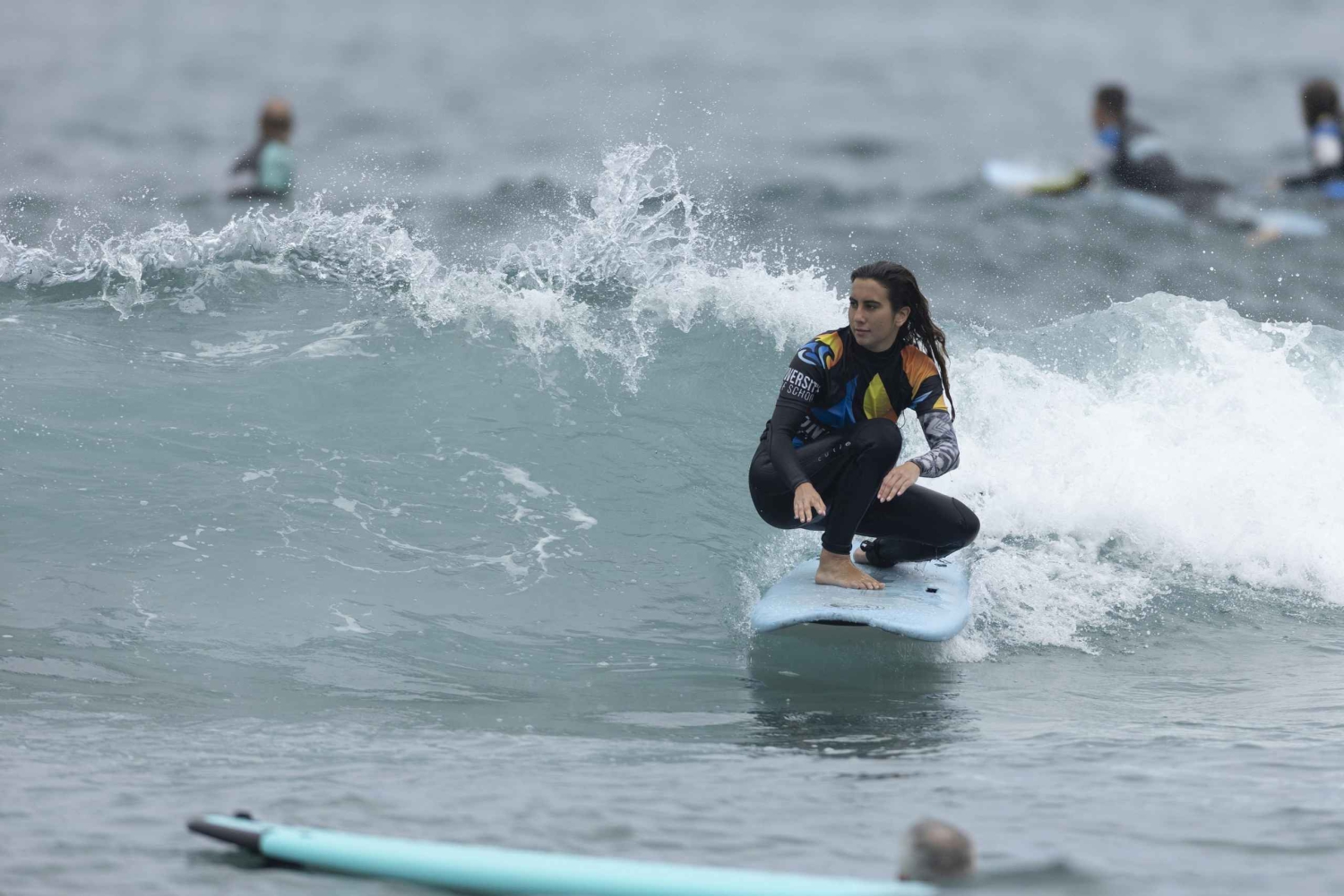Surf lessons in Las Canteras Beach