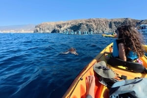 Tenerife: Safari en kayak con snorkel y aperitivos