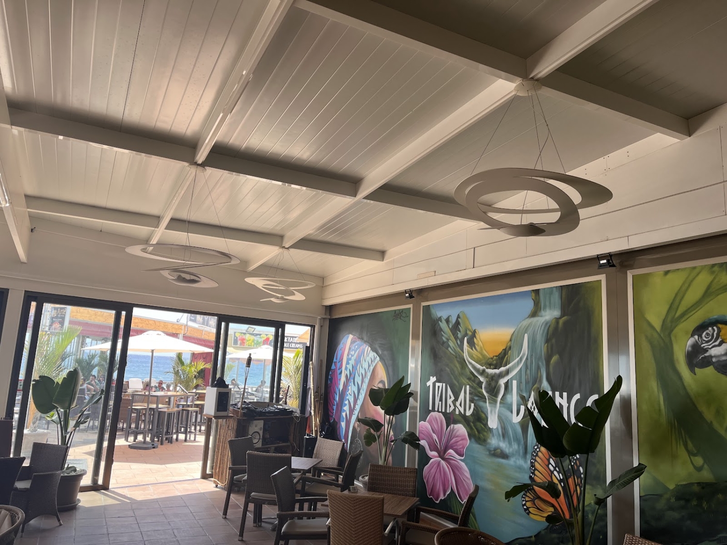 Tribal Beach bar and restaurant