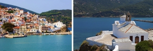 Sail around the islands of Skiathos, Skopelos & Alonissos