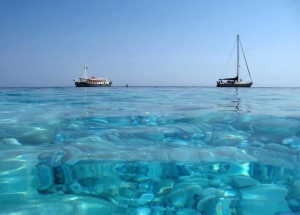 Aegean waters by Alonissos