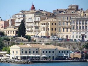 Corfu Old town view
