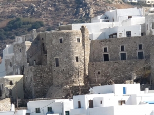 Naxos town view