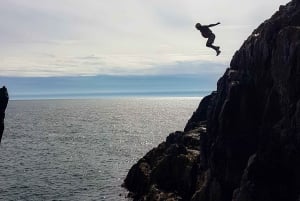 Private Coasteering on Anglesey, N Wales (jump, swim, climb)