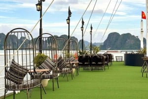 Ha Long–Lan Ha 2-dagers 5★ cruise med balkong, gratis transport