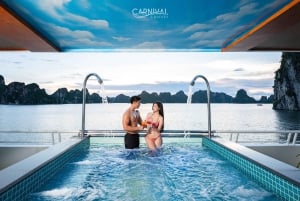 Ha Long–Lan Ha 2-dagers 5★ cruise med balkong, gratis transport