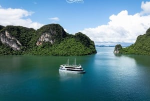 Ha Long–Lan Ha 2-dagers 5★ cruise med balkong, gratis transport