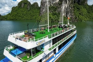 Ha Long–Lan Ha 2-dagers 5★ cruise med balkong, gratis transport