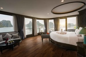 2/3-dagars Halong & Lan Ha Bay Doris 5* Kryssning med balkong, badkar