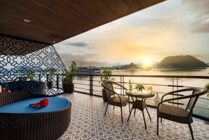 2/3-dagars Halong & Lan Ha Bay Doris 5* Kryssning med balkong, badkar