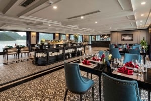 2/3-dages Halong & Lan Ha-bugten Doris 5* krydstogt med balkon og badekar