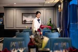 2/3-dages Halong & Lan Ha-bugten Doris 5* krydstogt med balkon og badekar